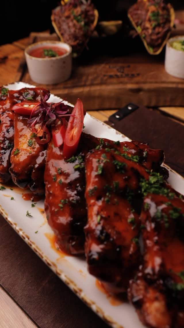 Grilled platter on the branded board