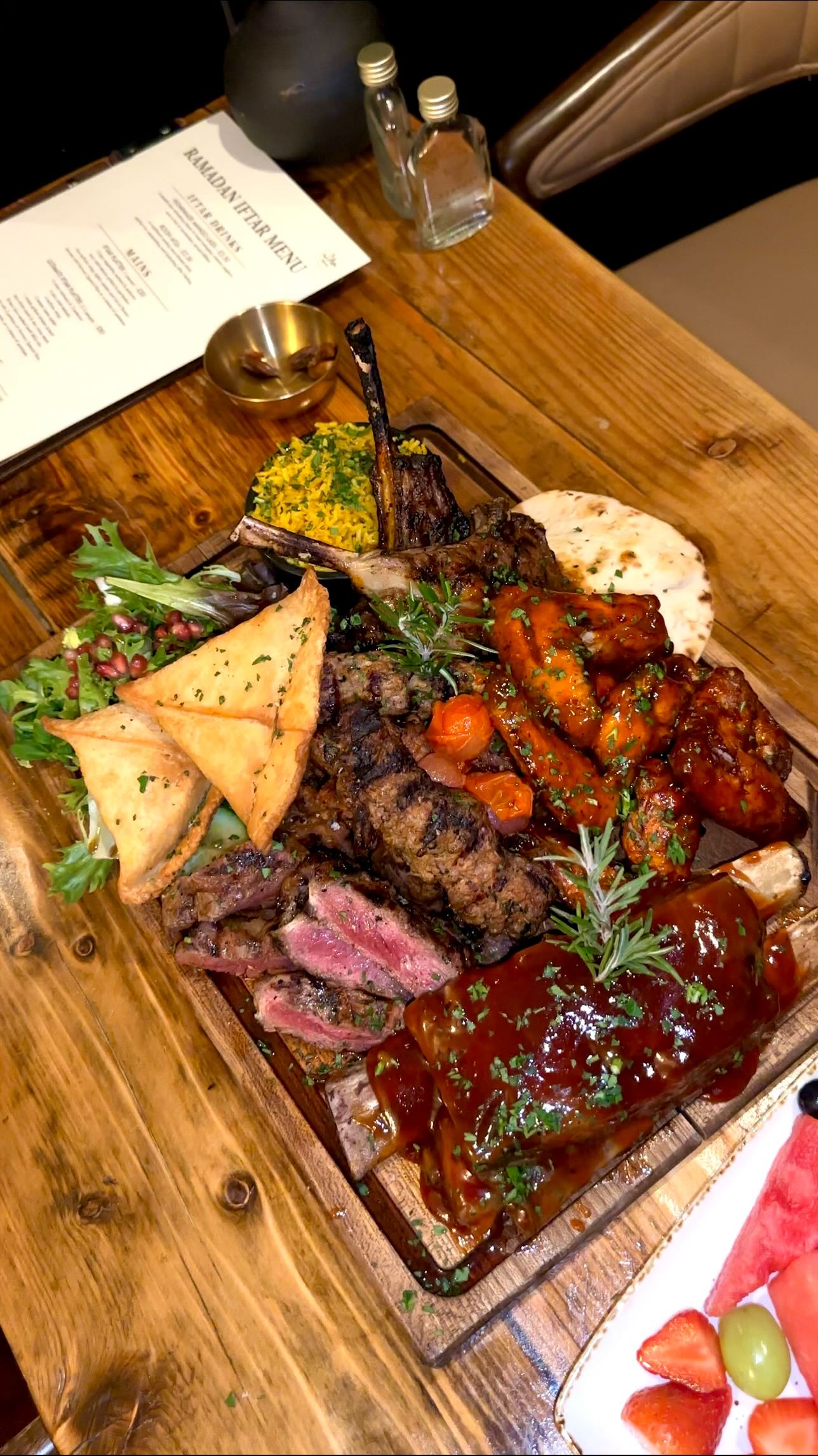 House platter from the feed