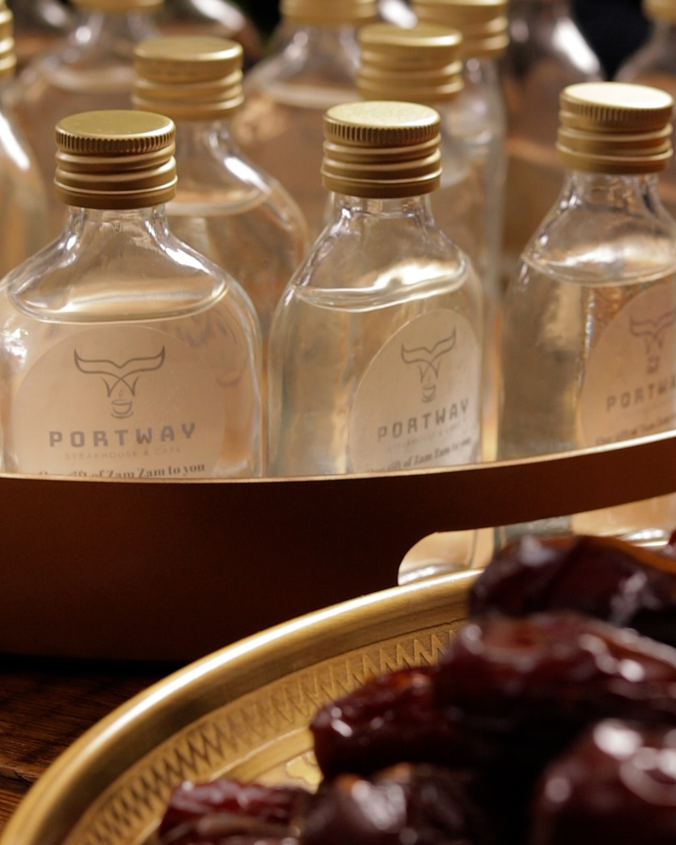 Portway branded water bottles